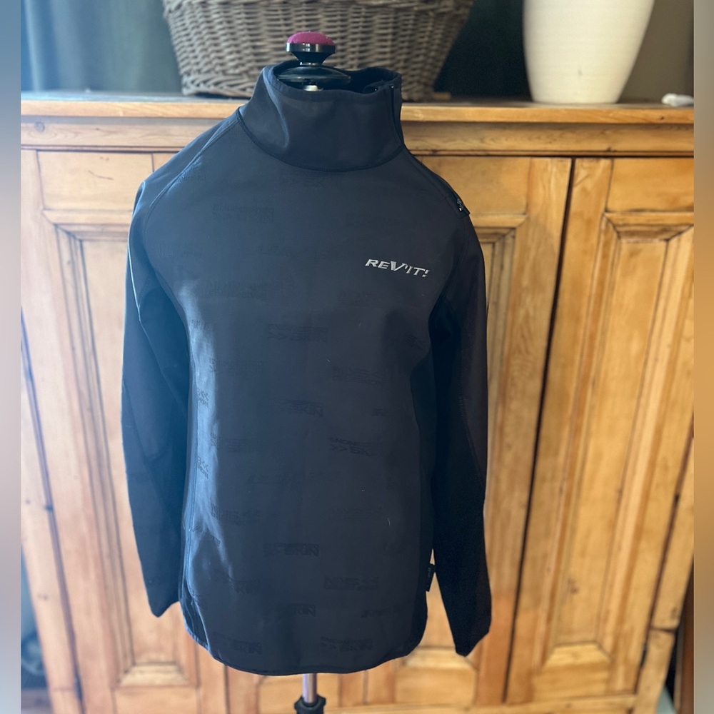 REV’IT Engineered Skin Wind Barrier Base Layer Pullover Mock Neck Shoulder Zip L